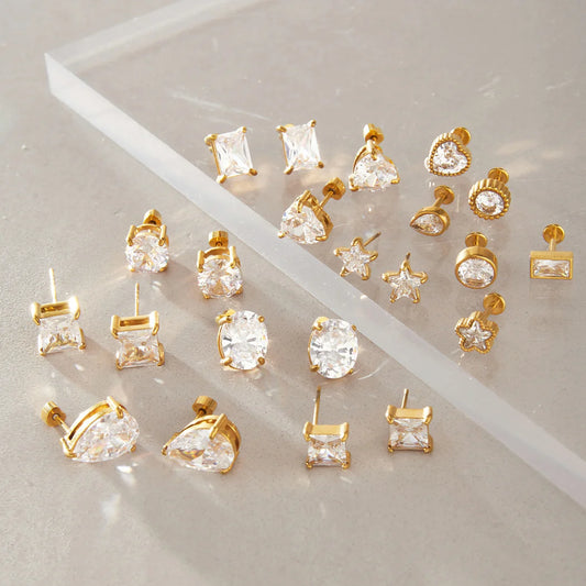 Celestial Stud Earrings — view 2