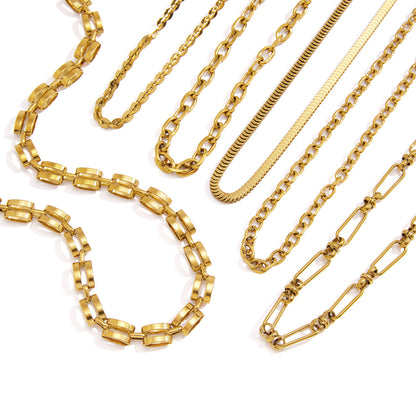 Minimalist Gold Chain Collection