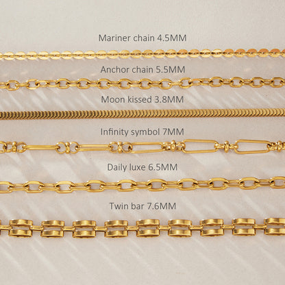 Minimalist Gold Chain Collection — view 5
