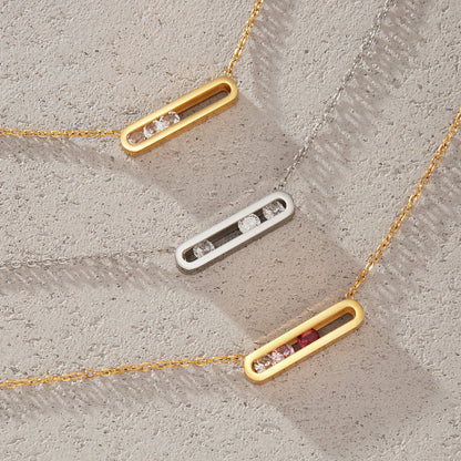 Sunburst Cross Layered Necklace Set — view 4