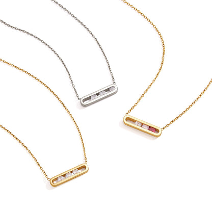 Sunburst Cross Layered Necklace Set