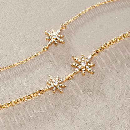 Celestial Starburst Stacking Bracelet — view 4