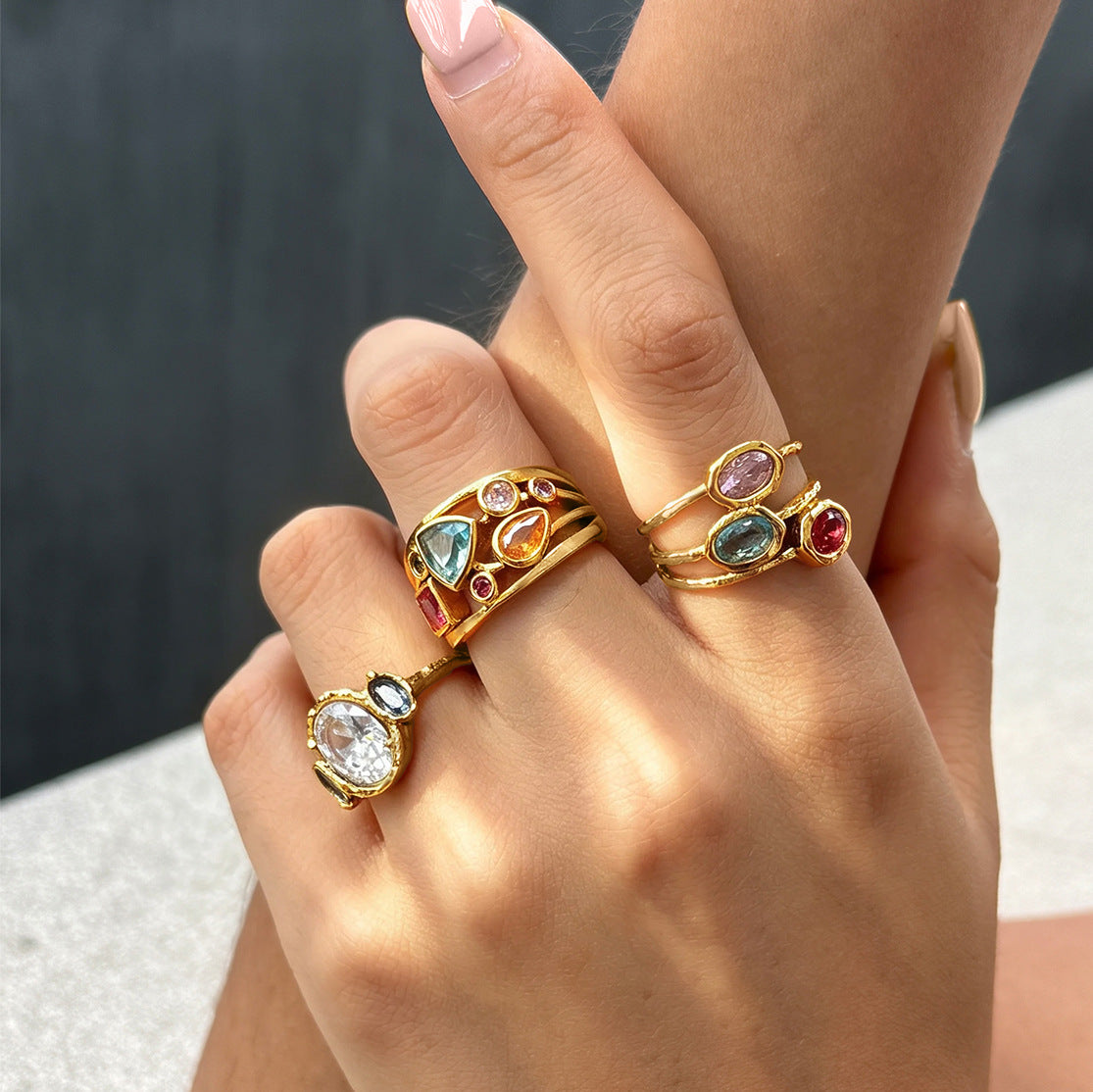 Byzantine Hammered Ring Collection — view 2