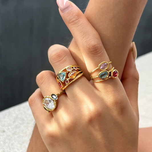Byzantine Hammered Ring Collection — view 2