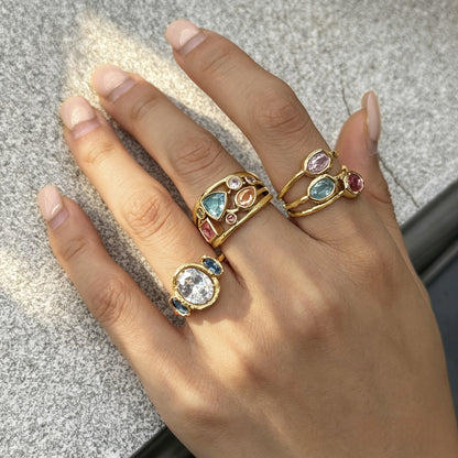 Byzantine Hammered Ring Collection — view 3