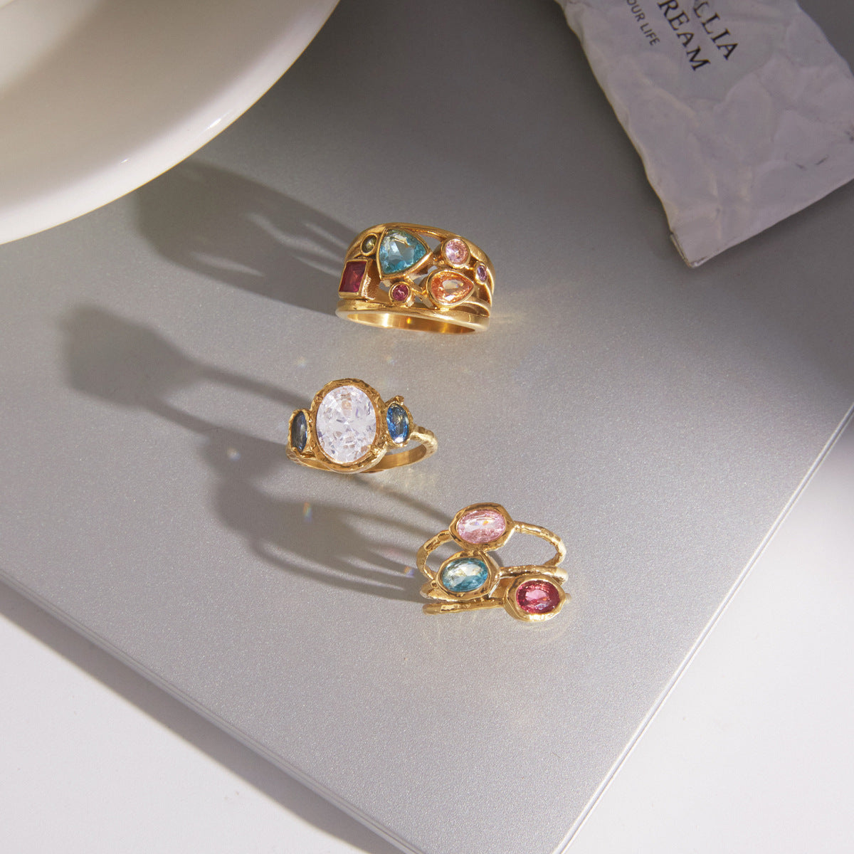 Byzantine Hammered Ring Collection — view 5