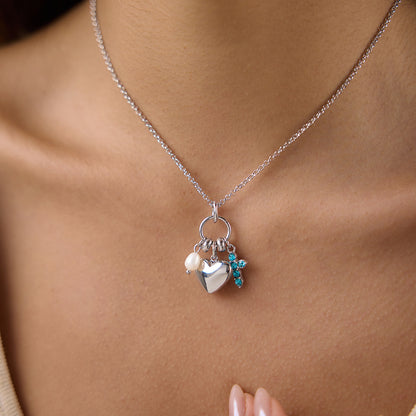 Vintage Y2K Heart Pendant Necklace Collection — view 3