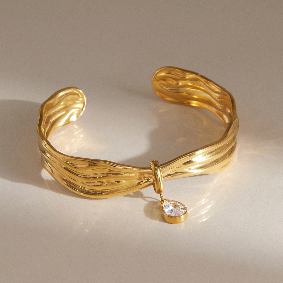 Golden Heavy Metal Stack Bracelet Collection — view 3