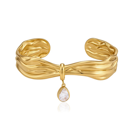 Golden Heavy Metal Stack Bracelet Collection — view 4