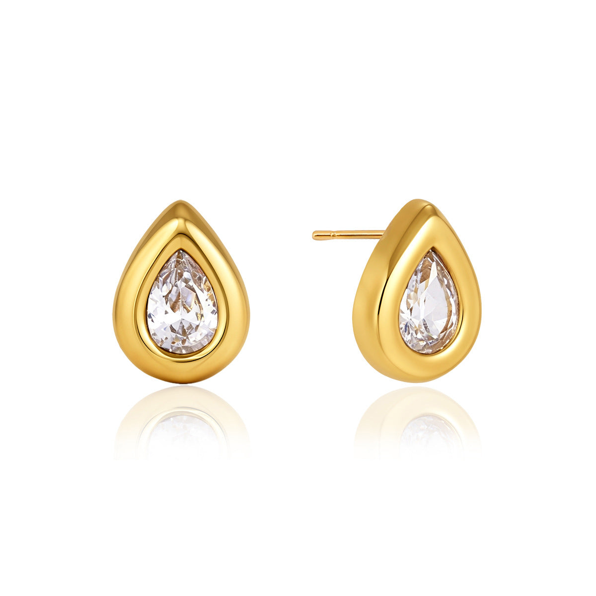 Vintage CZ Stud & Ear Cuff Set