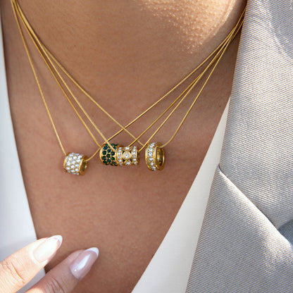 Two-Tone CZ Necklace & Ring Series — view 5