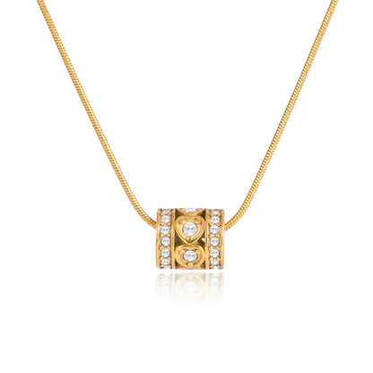 Two-Tone CZ Necklace & Ring Series — view 2