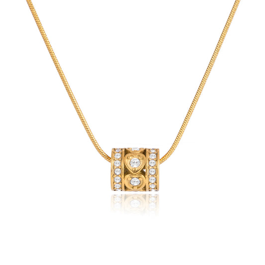 Two-Tone CZ Necklace & Ring Series — view 2