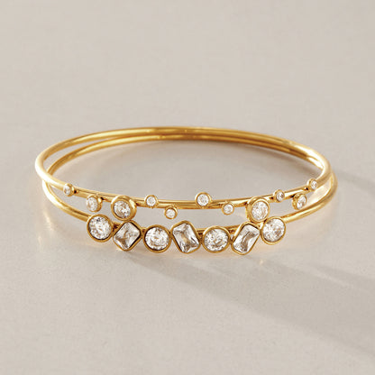 Alternating Round Rhombus Bracelet — view 4