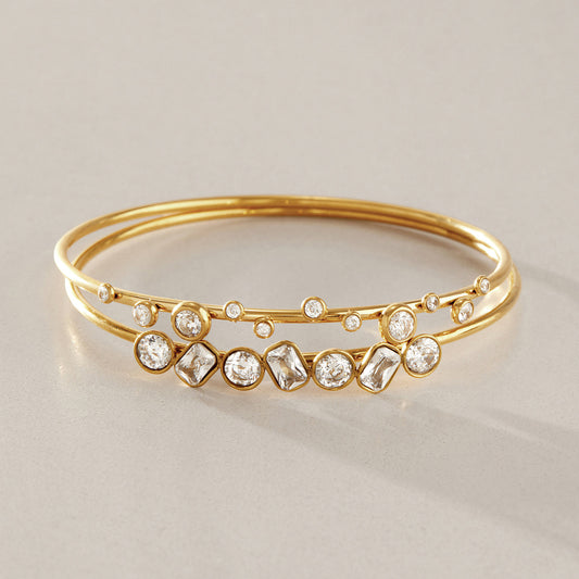 Alternating Round Rhombus Bracelet — view 4