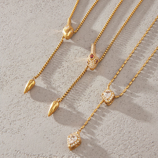 Serpenti Pendant Necklace — view 4