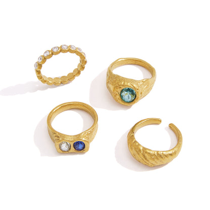 Chunky Bezel Ring