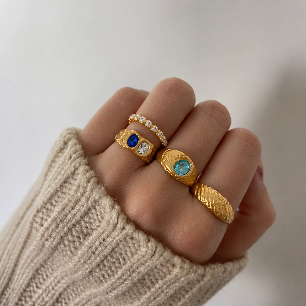 Chunky Bezel Ring — view 2