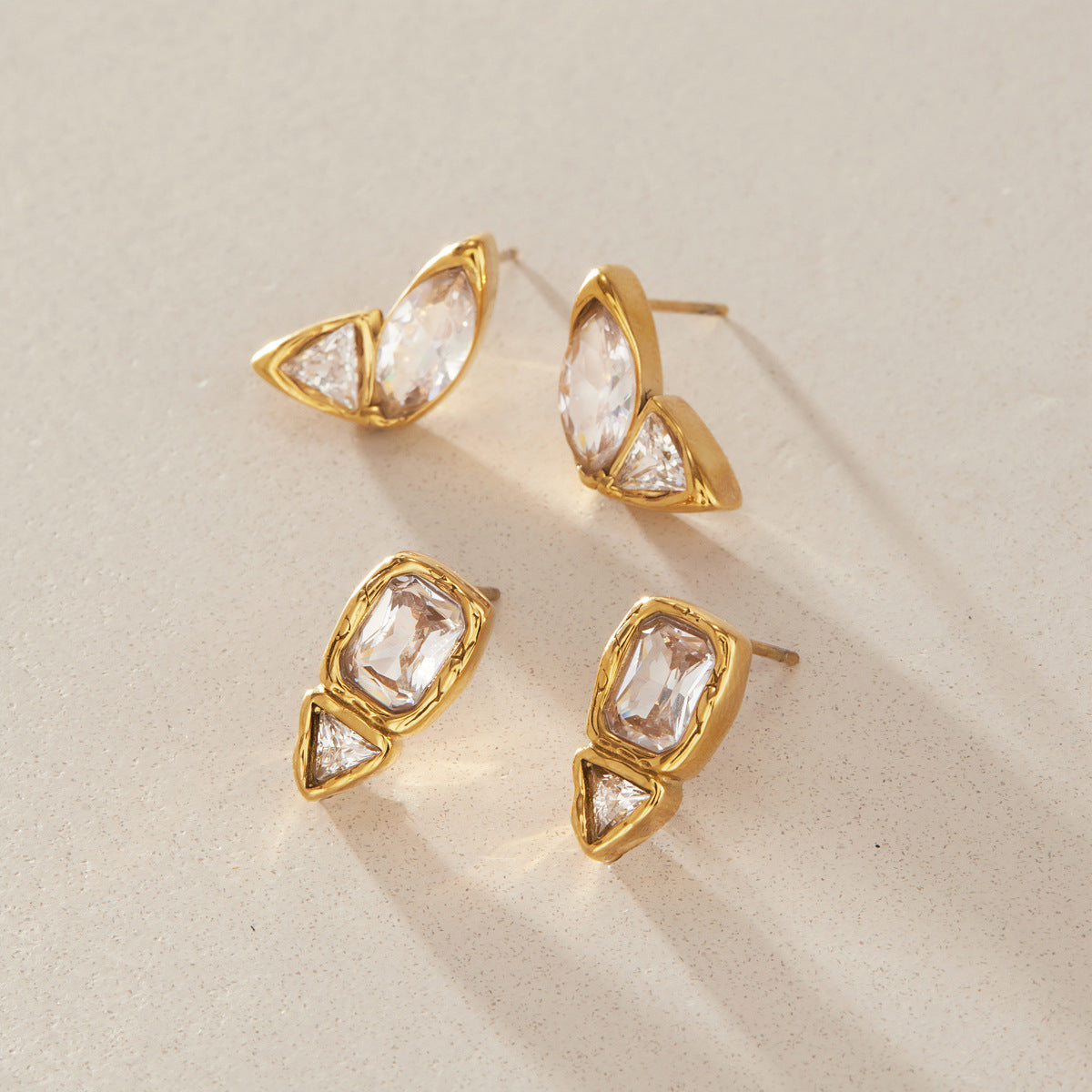 Triangle Duo Earrings — view 4