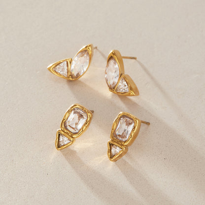 Triangle Duo Earrings — view 4