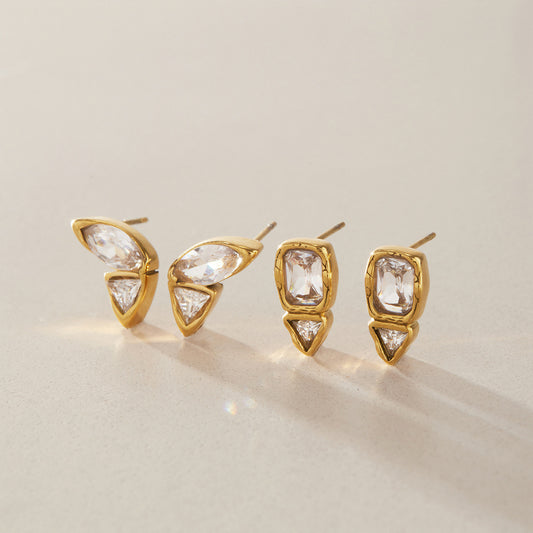 Triangle Duo Earrings — view 5