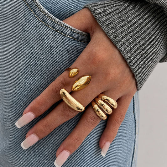 Chunky Sculptural Rings — view 2