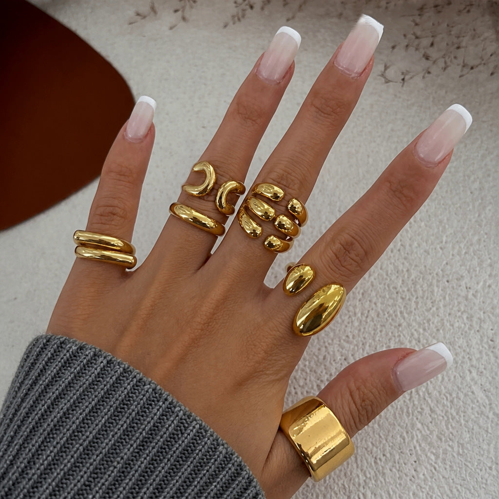 Chunky Sculptural Rings — view 3