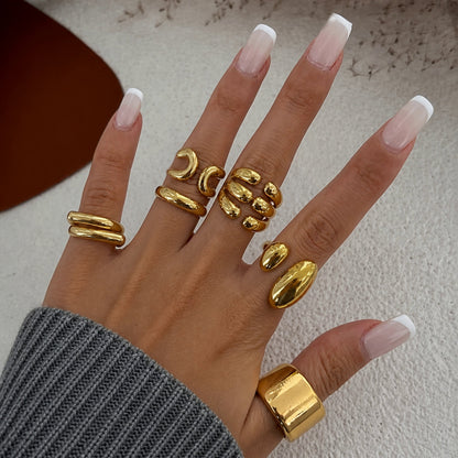 Chunky Sculptural Rings — view 3