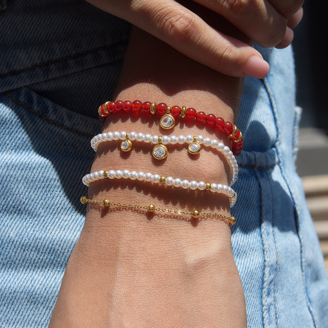 Boho Beaded Bracelet — view 3