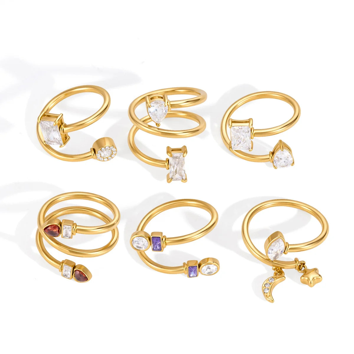 Geometric CZ Open Rings