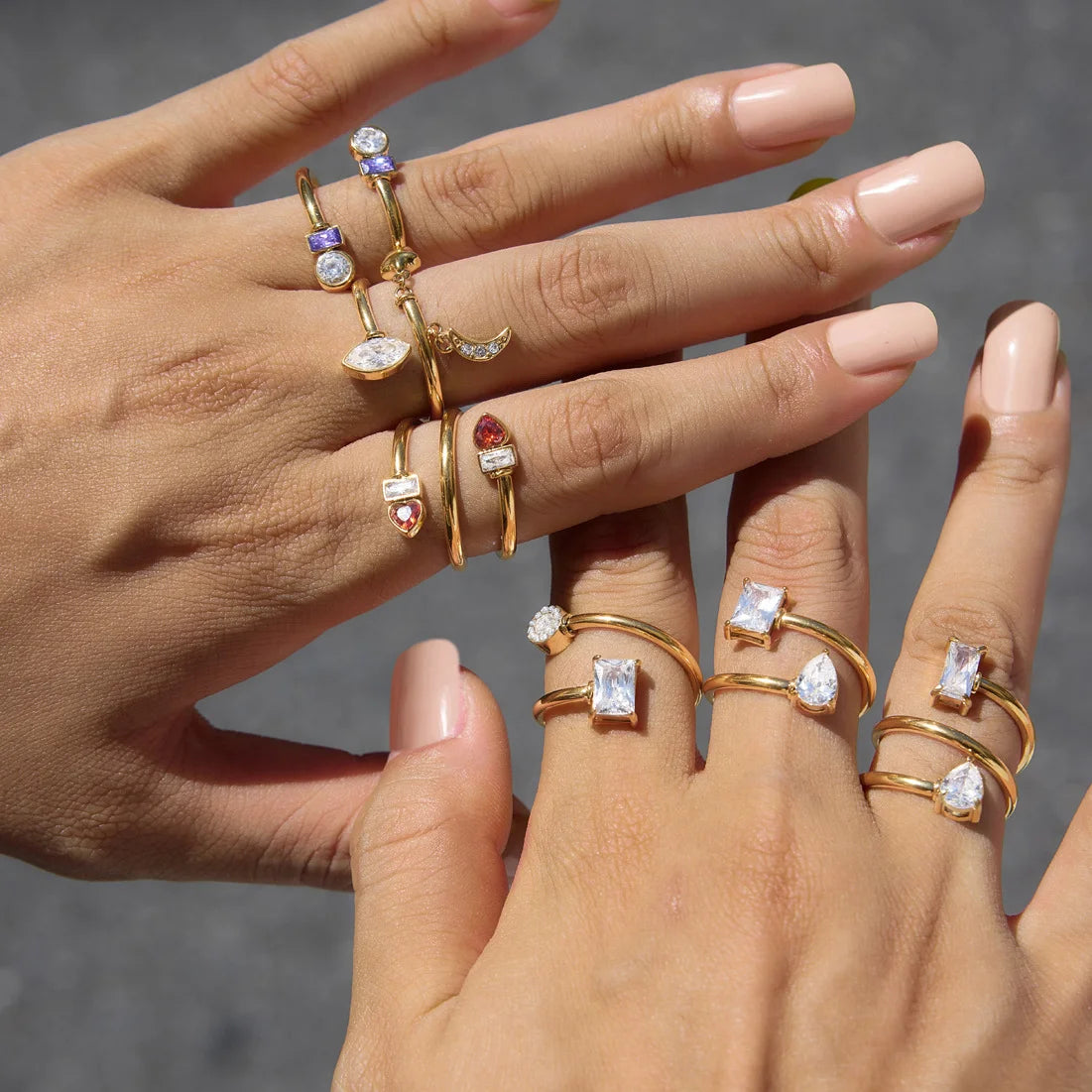 Geometric CZ Open Rings — view 3