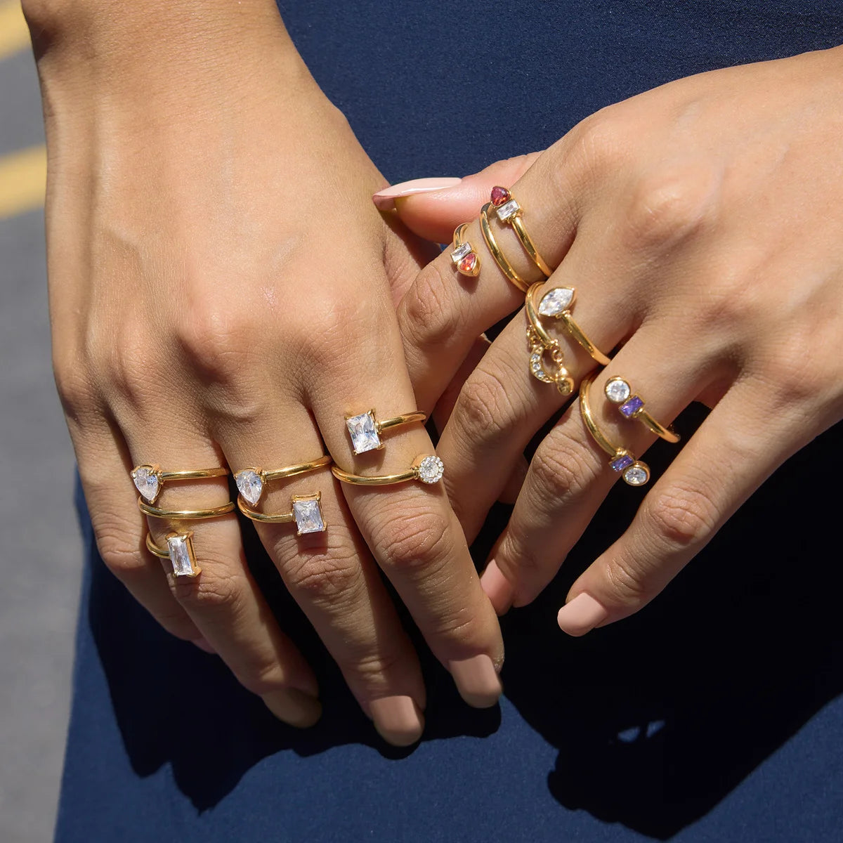 Geometric CZ Open Rings — view 4