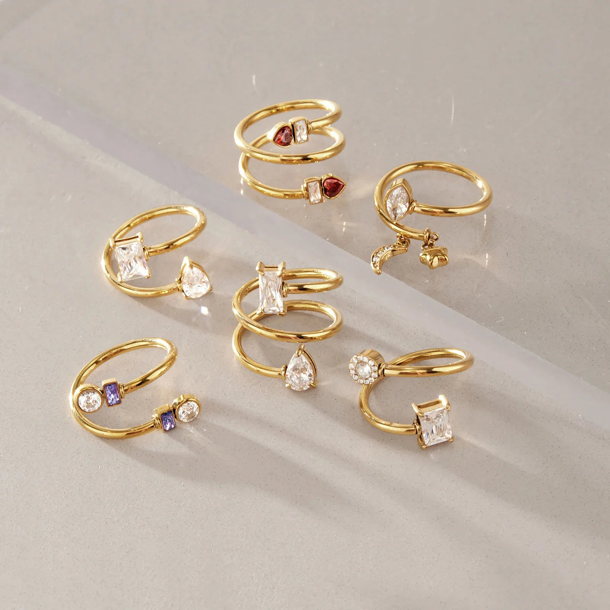 Geometric CZ Open Rings — view 5