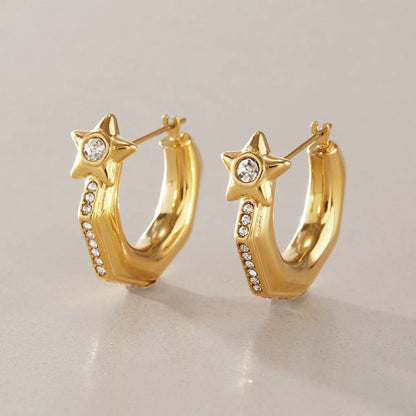 Celestial Star Earrings — view 3