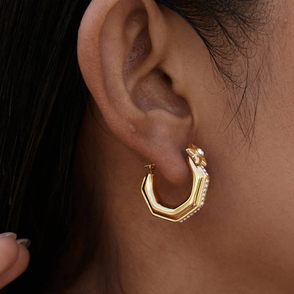 Celestial Star Earrings — view 4