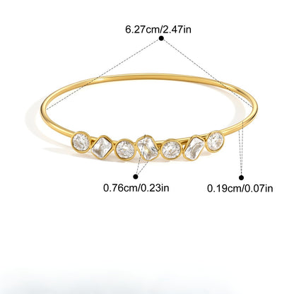 Alternating Round Rhombus Bracelet — Alternating Round Rhombus · Gold