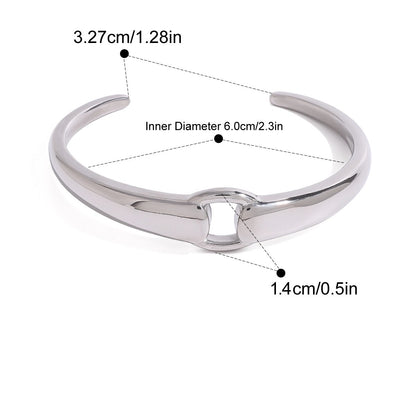 Cuff Bracelet — Polished Cuff Bracelet · Silver