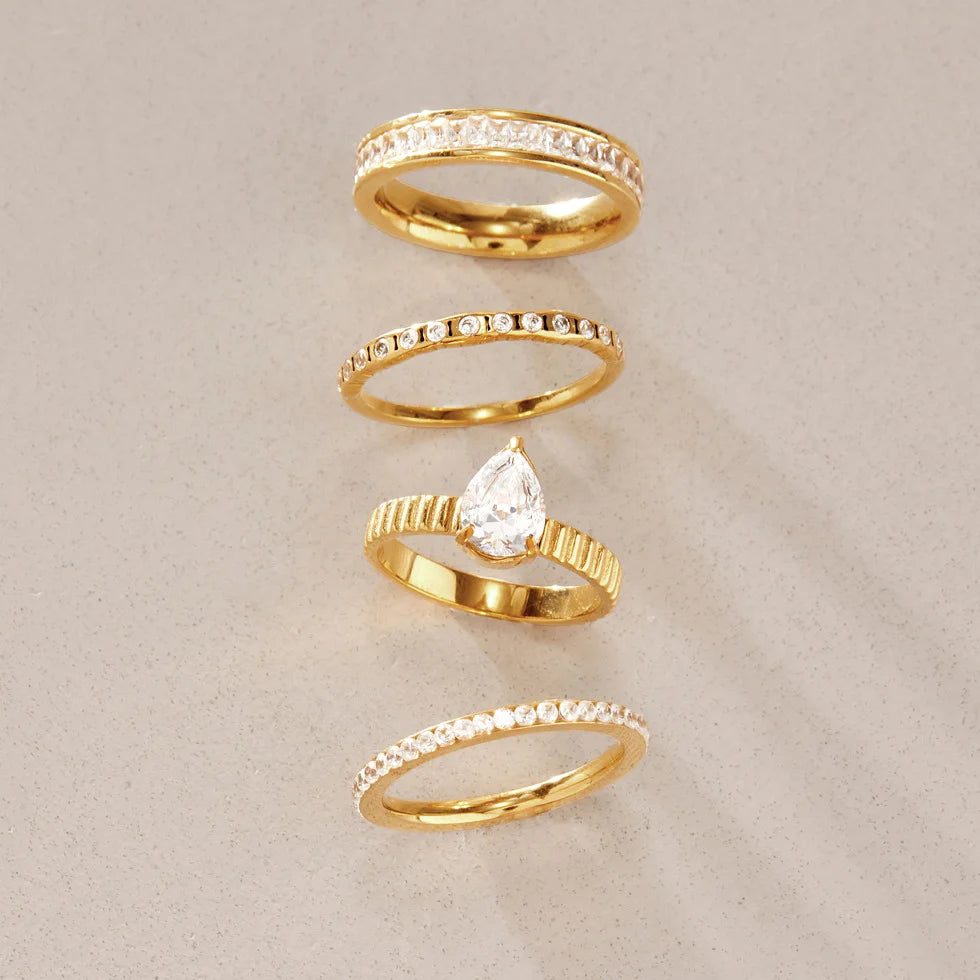 Multi Cut CZ Ring — view 5