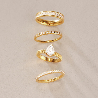 Multi Cut CZ Ring — view 5