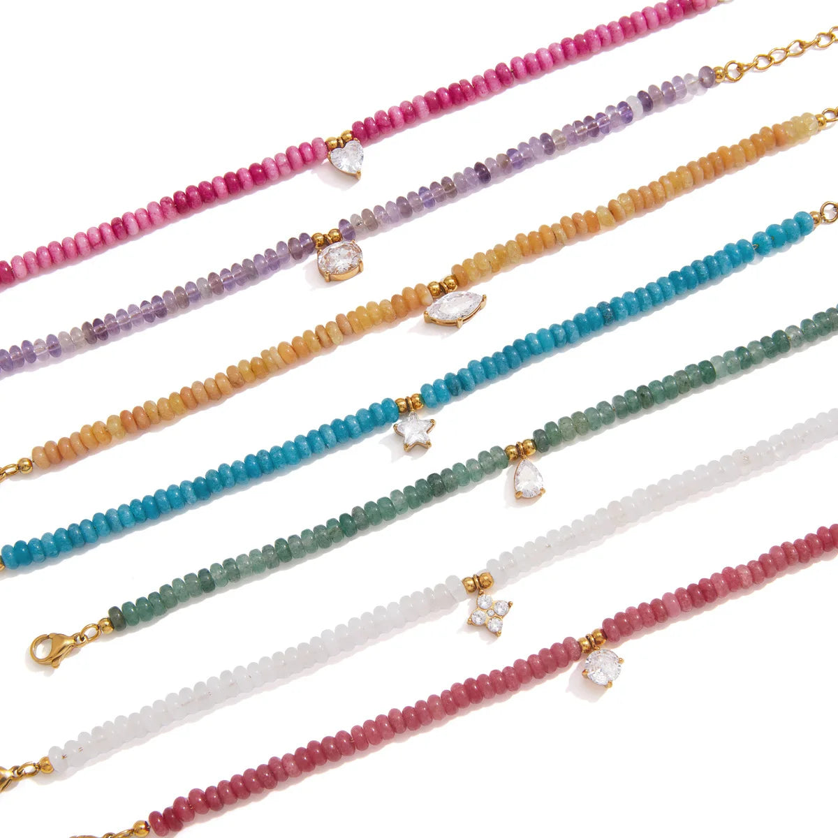 Celestial Charm Natural Stone Bracelet — view 5