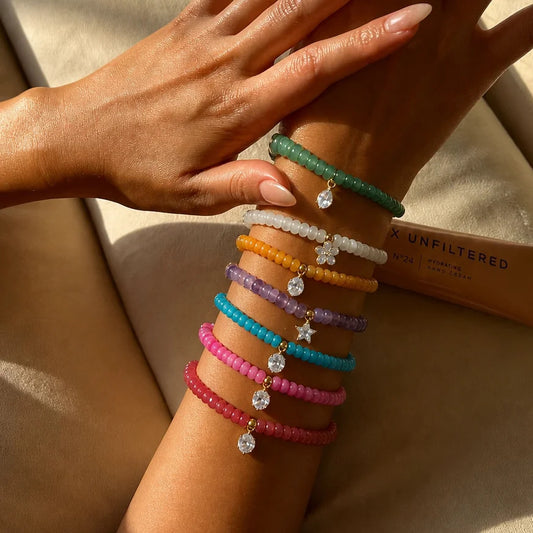 Celestial Charm Natural Stone Bracelet