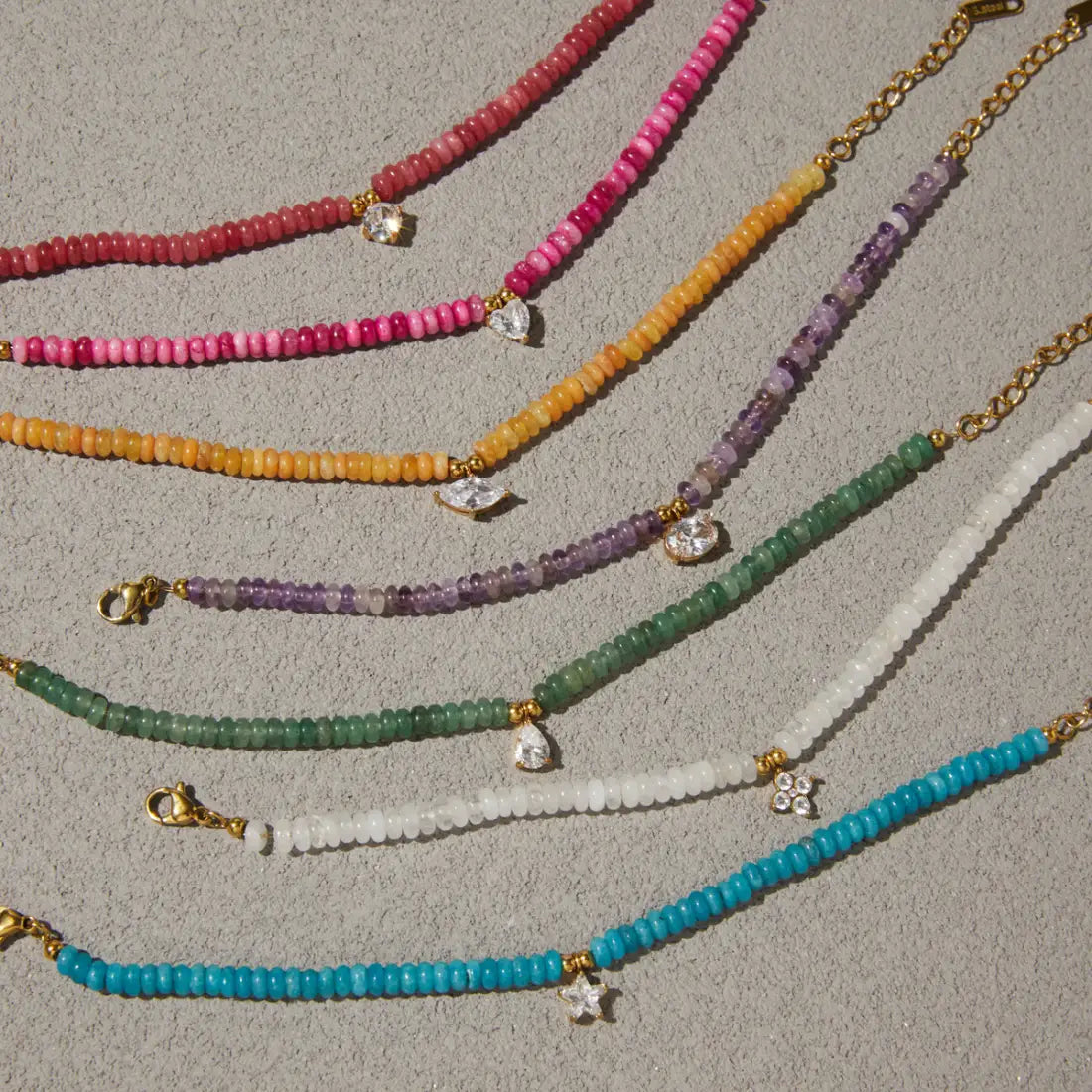 Celestial Charm Natural Stone Bracelet — view 4
