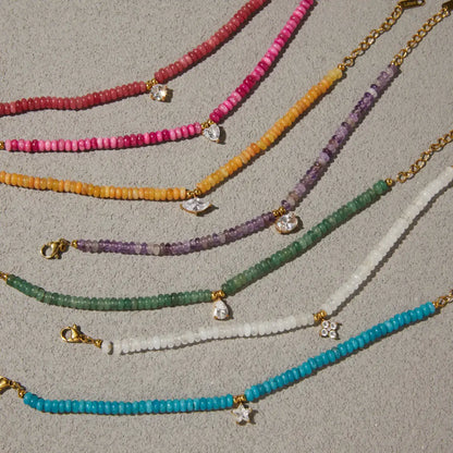Celestial Charm Natural Stone Bracelet — view 4