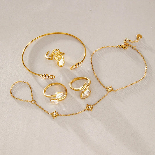 Celestial Teardrop Jewelry Set — view 2