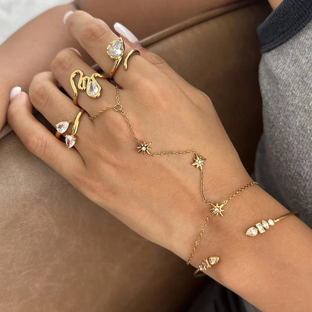 Celestial Teardrop Jewelry Set — view 4