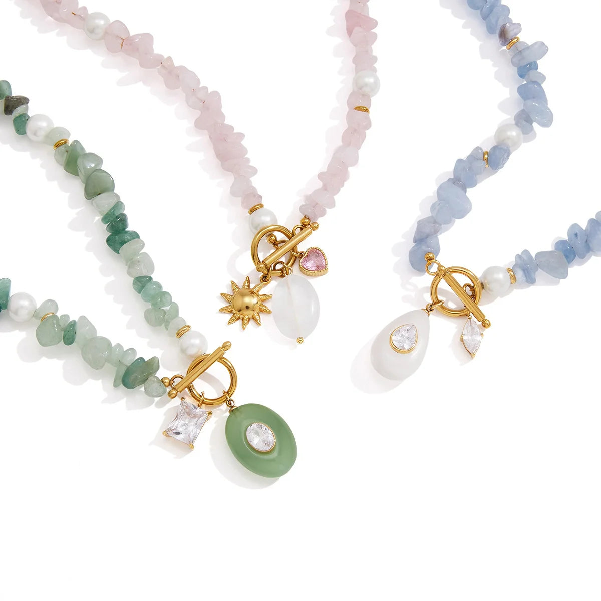 Celestial Bead Pendant Necklace — view 5
