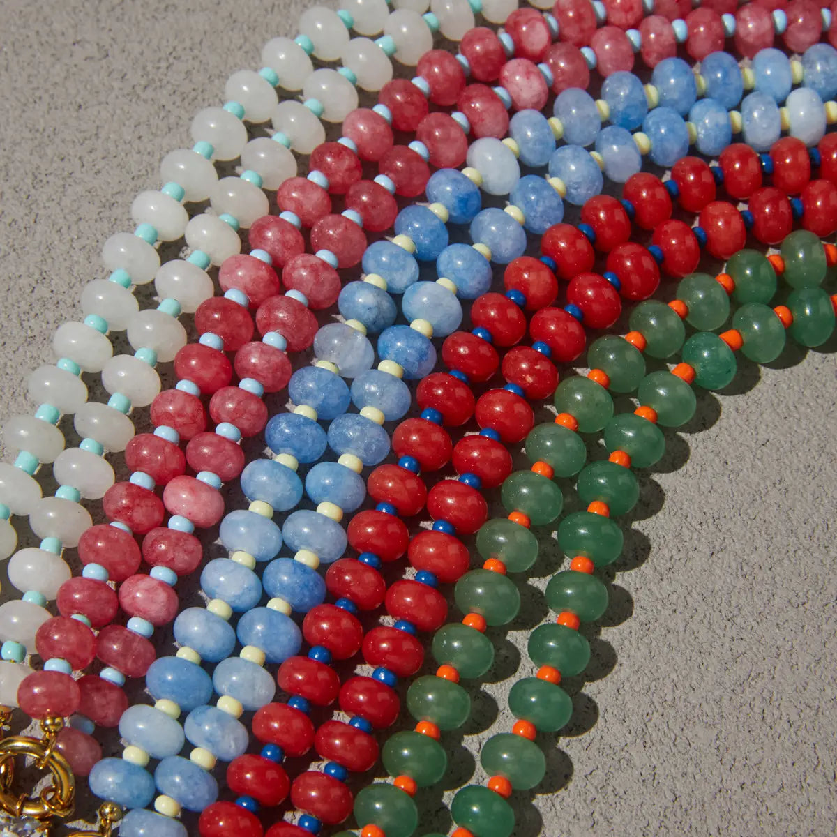 Two Tone Drop Necklace — view 5