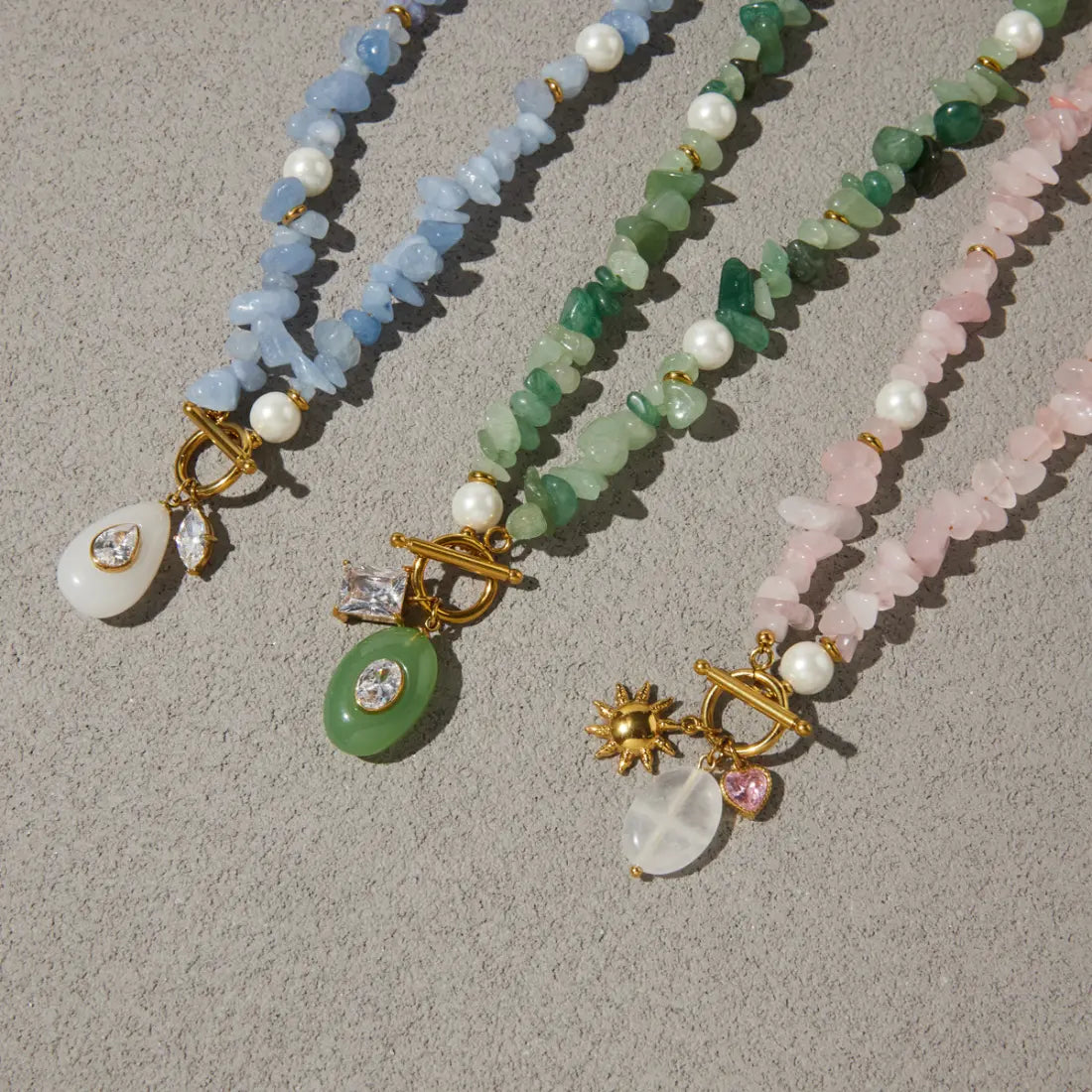 Celestial Bead Pendant Necklace — view 4