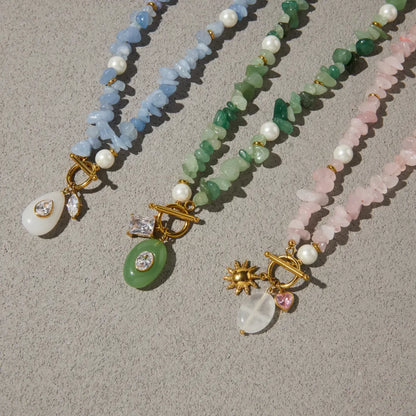 Celestial Bead Pendant Necklace — view 4
