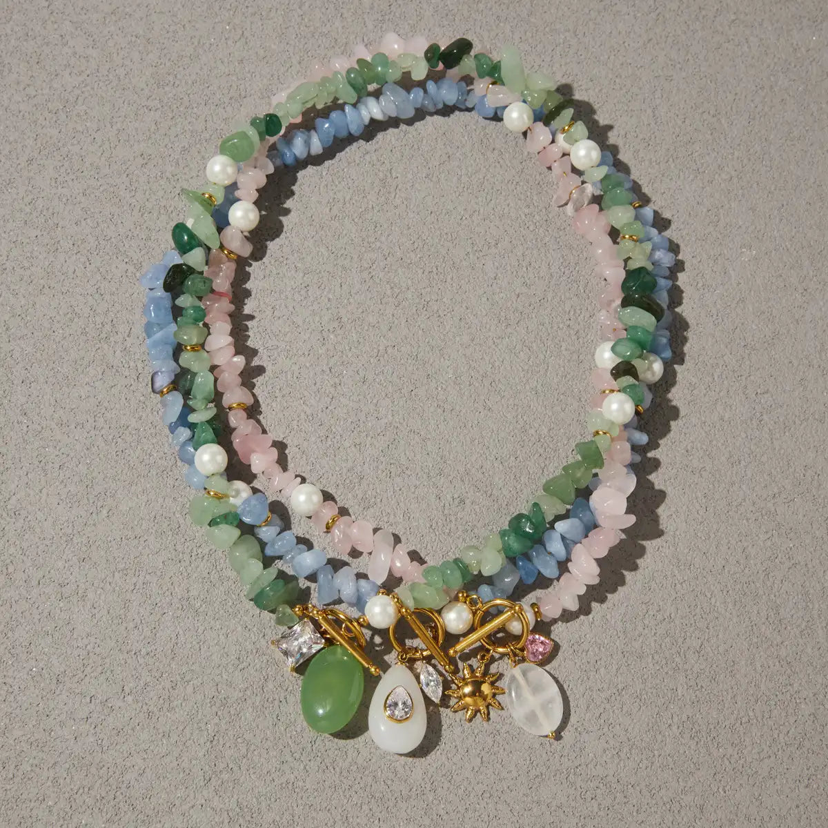 Celestial Bead Pendant Necklace — view 3